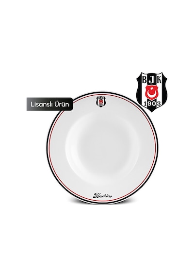 Karaca X Beşiktaş Makarna Tabağı 27 Cm Siyah