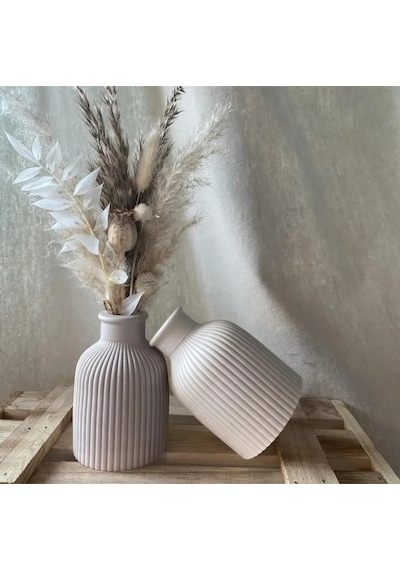 Bernami Mumluk Şamdanpinterest Dekoratif İkili Vazo Seti Diğer
