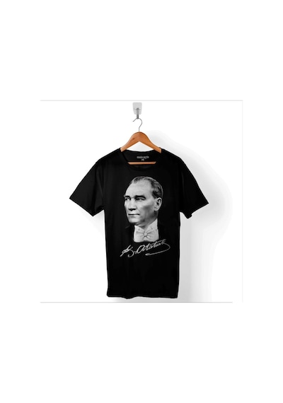 Gazi Mustafa Kemal Atatürk Baskılı Erkek Tişört