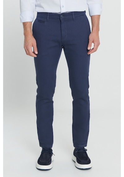 AC&Co / Altınyıldız Classics Erkek Laci Slim Fit Dar Kesim Yan Cepli Pamuklu Esnek Pantolon Lacivert AC&Co / Altınyıldız Classics Erkek Laci Slim Fit Dar Kesim Yan Cepli Pamuklu Esnek Pantolon Lacivert