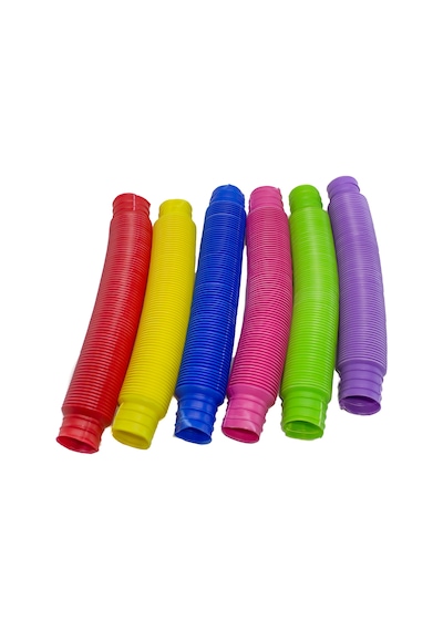 Oyuncak Sevimli Borular  Esnek Boru Pop Tubes 6'lı Set