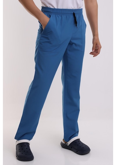 Alpaka Unisex Pantolon Bel Lastikli - 36 Saü Mavi-7092 36 Saü Mavi