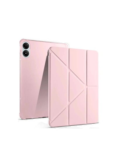 Xiaomi Redmi Pad Pro 12.1 Kılıf Kalemlikli Mars Tablet Kılıfı - Rose Gold Tablet Kılıfı
