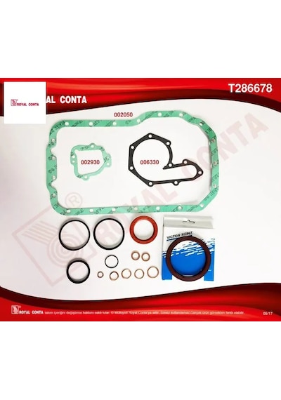 Motor Alt Takım Conta Skt Keçeli Lgn 1.8-mgn 2.0 F3p-f3r Royal Conta