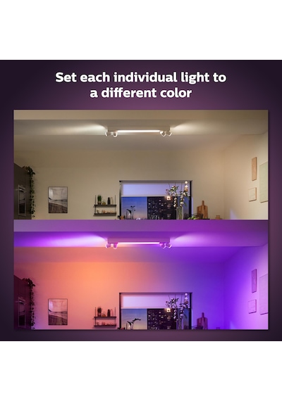 Philips Hue WCA Centris Led 4'lü Akıllı Spot Lamba 4x5.7W (Beyaz)
