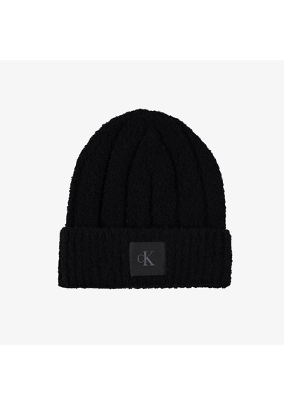 Calvin Klein Patch Boucle Erkek Siyah Yün Karışımlı Berelv04d8065g