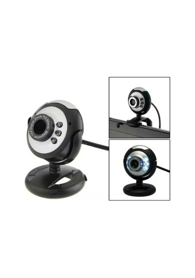 General Home Mikrofonlu Led Işıklı Webcam Bilgisayar Kamerası