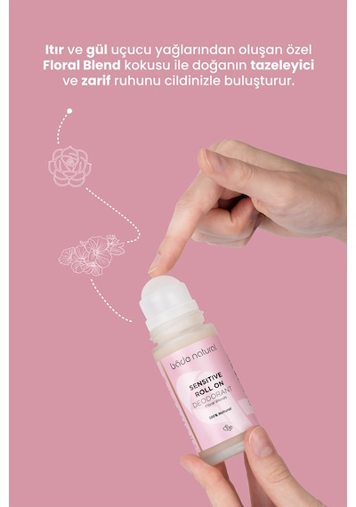 Bade Natural Floral Blends Doğal Roll-On Deodorant 50 ML