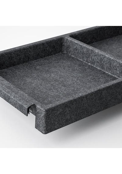 Ikea Ivar Raf, Koyu Gri-keçe, 83x30 Cm