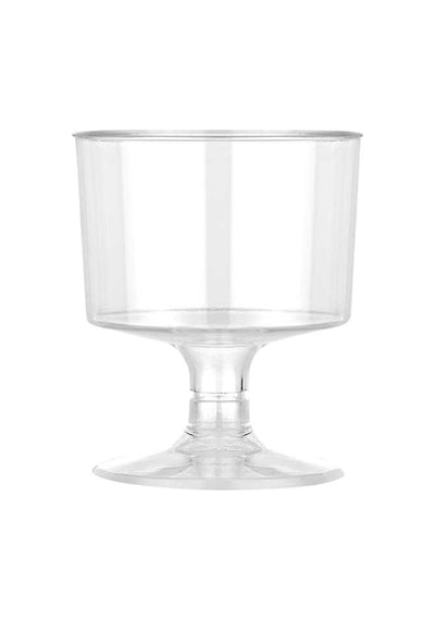 Ayaklı Shot Bardağı Küçük Plastik Kadeh 50 Ml 6 Adet Şeffaf N11.9291