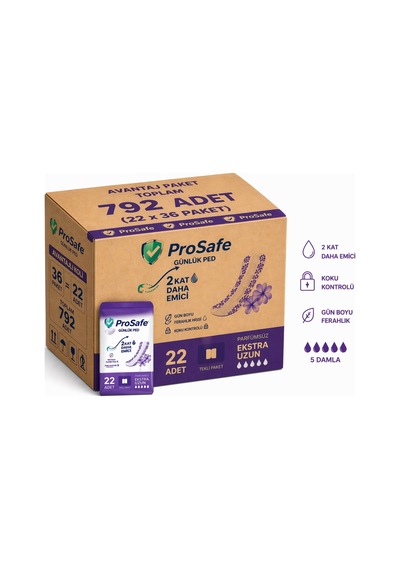 Prosafe Günlük Ped Uzun 792 Adet