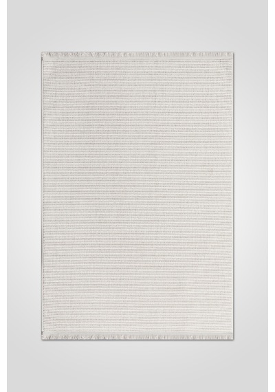 Ecolle Modern Halı Dayanıklı, Yumuşak Dokulu, Dokuma Taban, Tozumaz Krem