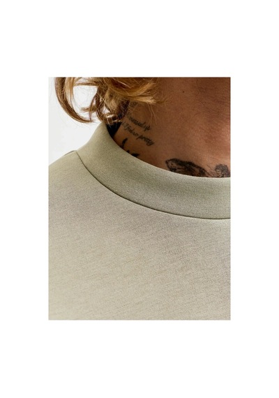 Jack & Jones Erkek Bisiklet Yaka Sweatshirt Haki