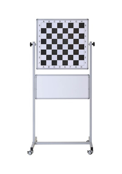 Satranç Tahtası 70x110 Cm Manyetik Mıknatıslı Tekerlekli Ayaklı -pan603