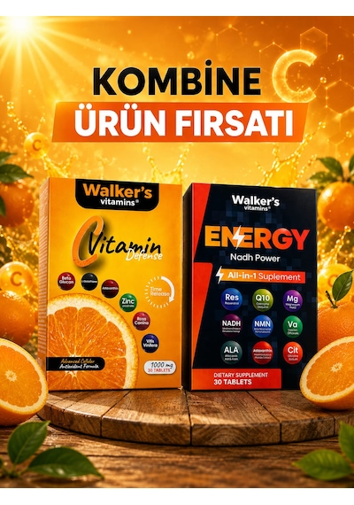 Vitamin C 1000 Mg + Energy 2li Sağlık Paketi