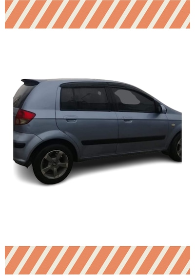 Hyundai Getz Tüm Modellerine Özel 4'lü Mügen Tip Cam Rüzgarlığı