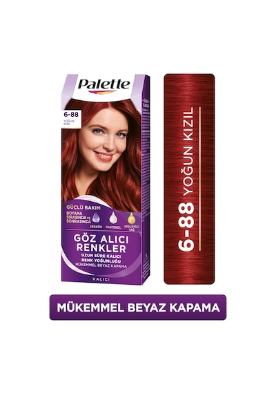 Palette Göz Alıcı Renkler 6 - 88 Yoğun Kızıl (546577695)