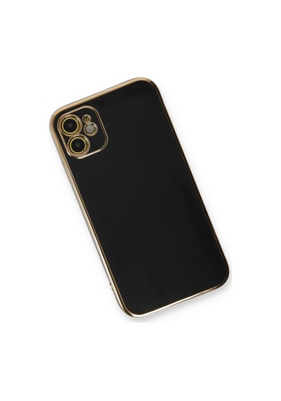 Apple Uyumlu  iPhone 11 Kılıf Volet Silikon - Siyah 0.2M-Çok Renkli