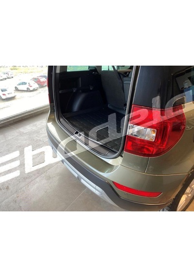 Skoda Yetı 2011 Model Uyumlu Kaucuk Kokusuz Koruyucu Kaucuk Sıyah
