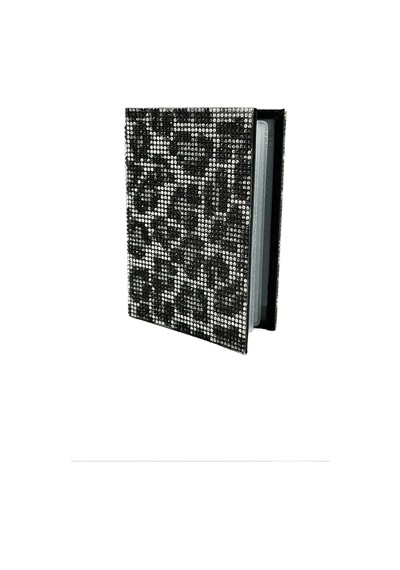 Oasis Life Siyah Leopar Taşlı Ruhsat Kılıf Kabı