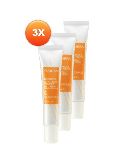Avon Anew Radiance Koyu Halkalar İçin Göz Kremi 3 x 15 ML