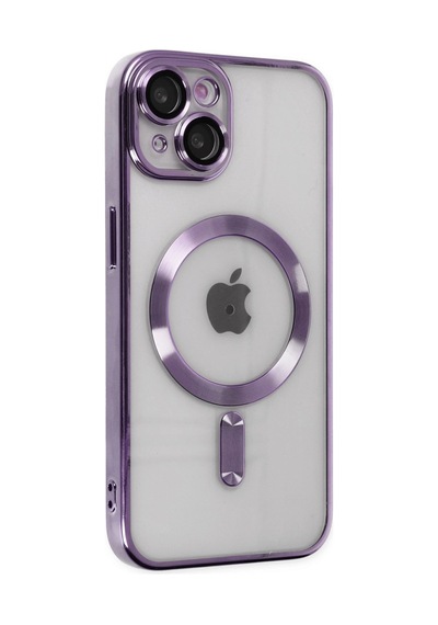 Apple iPhone Uyumlu 14 Kılıf Kross Magneticsafe Kapak - Mor
