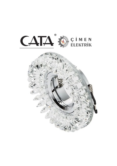 Cata Ct 6569 Menekşe Kristal Cam Spot Kasası çok renkli