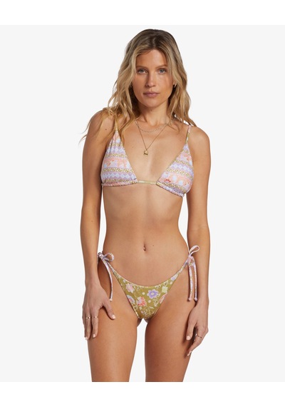 Bıllabong Billabong Feelin Peaceful Rev Slide Tri Kadın Bikini Üst Mul Çok Renkli
