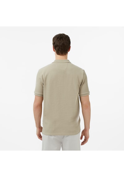 Nautica Erkek Bej Slim Fit Polo Yaka T-shirt Düz K65302t Bej