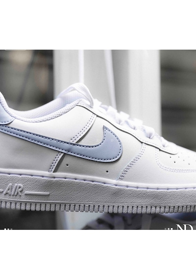 Nike Air Force 1 Gs Hakiki Deri Sneaker Ayakkabı-sportxstore Beyaz