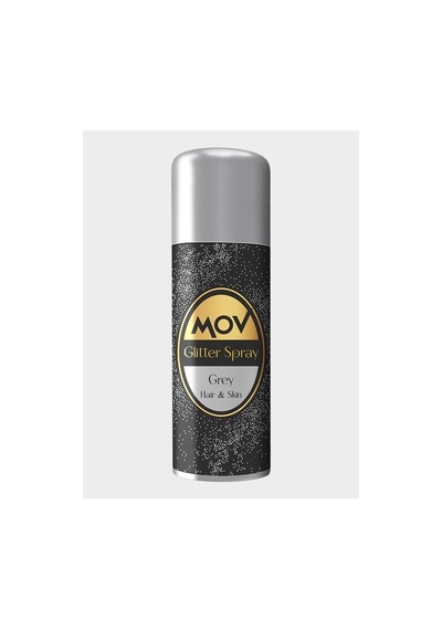 Mov Glitter Sprey Gri Simli Renkli Saç & Vücut Spreyi Parlaklık Verici