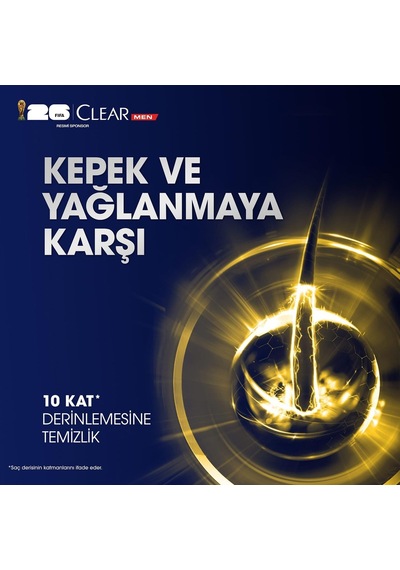Clear Men Cool Sport Menthol Kepeğe Karşı Etkili Şampuan 350 Ml Beyaz