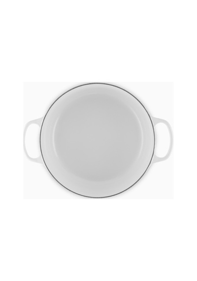 Le Creuset Yuvarlak Ikonik Lüks Döküm Tencere 28 Cm Beyaz