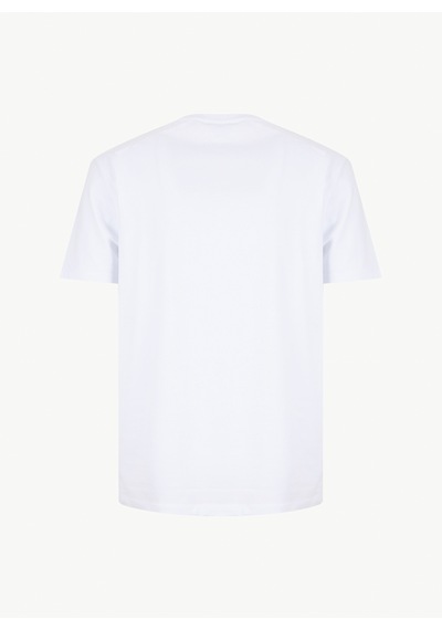 Discovery Expedition Beyaz Pamuk Karışımlı T-shirt D6sm-tst3742