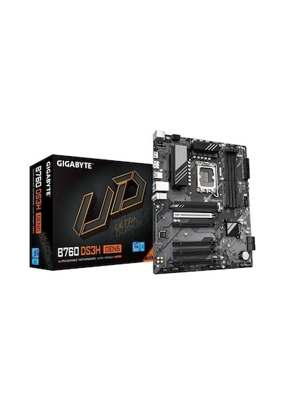 Gıgabyte B760 Ds3h Gen5 Ddr5 Hdmı-dp Typec Pcıe 5.0 1700p Atx 5-pcı Slot