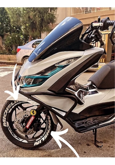 Michelin Lastik Yazısı 8 Adet Her Motosiklete Uyumlu