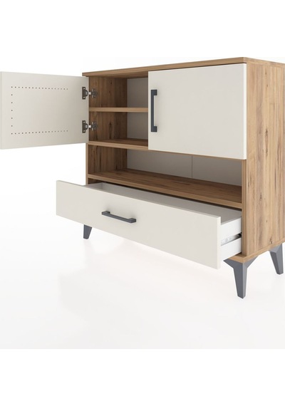 Arges Şifonyer 3 Raflı Tek Çekmeceli 2 Kapaklı 88x30x80 Çam-a... Çam Arges Şifonyer 3 Raflı Tek Çekmeceli 2 Kapaklı 88x30x80 Çam-a... Çam