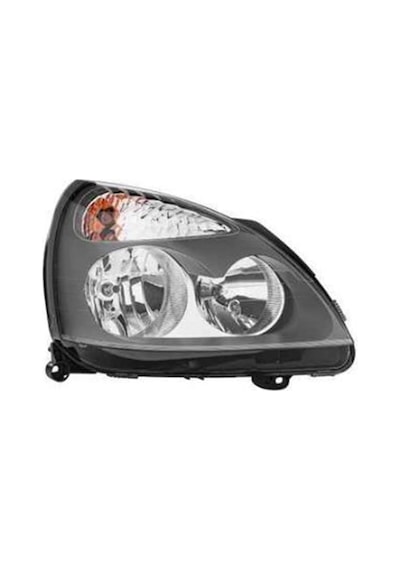 Far Motorlu Sağ Siyah Çerçeveli Renault Clio 01-05