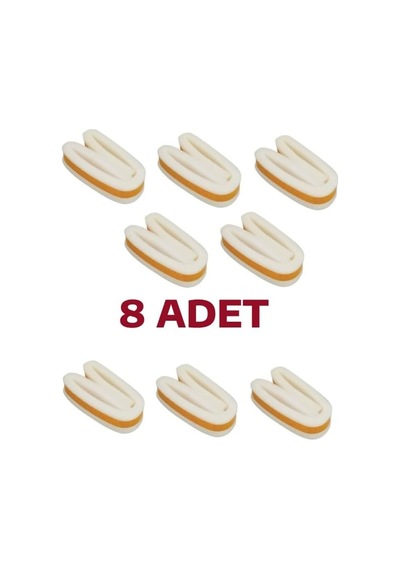 8 Adet Yapışkanlı Kapı Altı Eşik Bandı Isı Yalıtım Süngeri 90 Cm 0.05 M