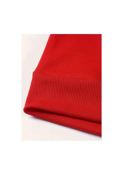 Medinenur Perfectly Baskılı Kapüşonlu Sweatshirt Kırmızı