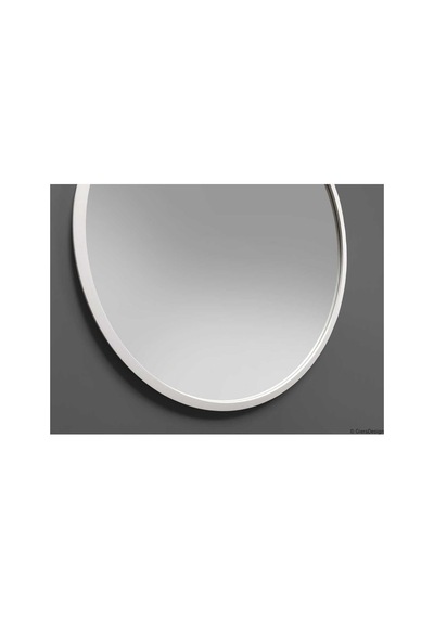 70x70 Yuvarlak Çerçeveli Dekor Aynası/banyo Aynası/dekoratif Makyaj Aynası Beyaz 70 X 70 Çok Renkli