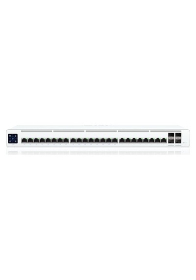 Uısp-s-pro 16 Port 27v Pasif Poe+8 Port Gb Rj45+4x10gb Sfp+ Uplınk 220w Poe L2 Yönetil