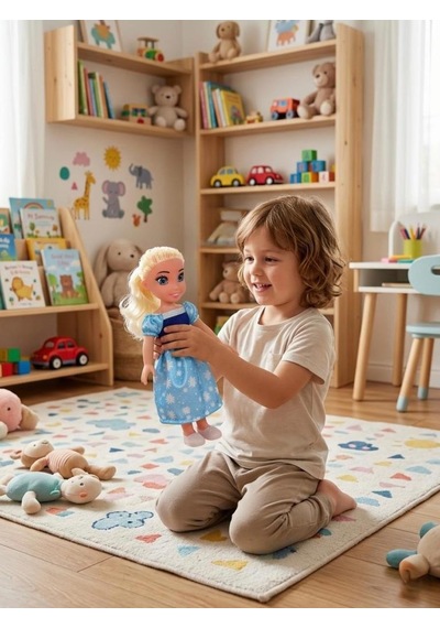 Lena Snowy Baby Karlar Ülkesi Bebek - 30 Cm Şarkı Söyleyen Ve Kıkırdayan Fonksiyonel Oyuncak Bebek