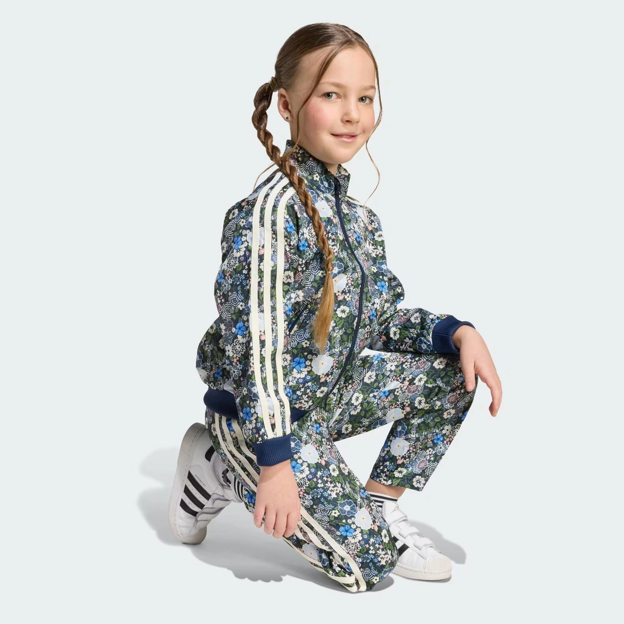Adidas Originals X Liberty London Firebird Çocuk Eşofman Takımı C-adıjv7724c40a00 Mavi