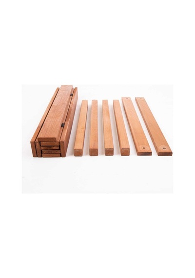 Ahşap Katlanır Rulo Kamp Ve Piknik Masası Kahverengi Ahşap, Kamp, Balkon Bahçe Plaj 60x60 Ahşap