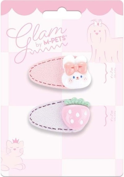 M-pets Glam Figürlü Kedi Ve Köpekler İçin Aksesuar Toka Pembe Mor