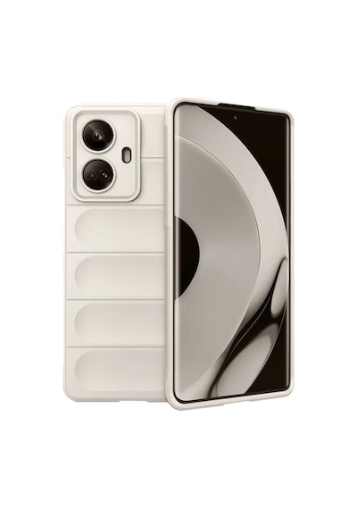 Realme 10 Pro 5g Uyumlu Kılıf Optimum Silikon - Krem