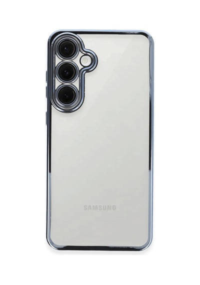 Samsung Galaxy S24 Fe Kılıf Razer Lensli Silikon - Lacivert 0.2M-Çok Renkli