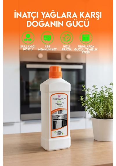 Doğal Konsantre Fırın Ve Yanmış Yağ Sökücü Güçlü Formül 750 Ml Diğer