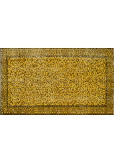 Klasik Modern Vintage Eskitme El Dokuma Halı 168 X 278 Cm 8824